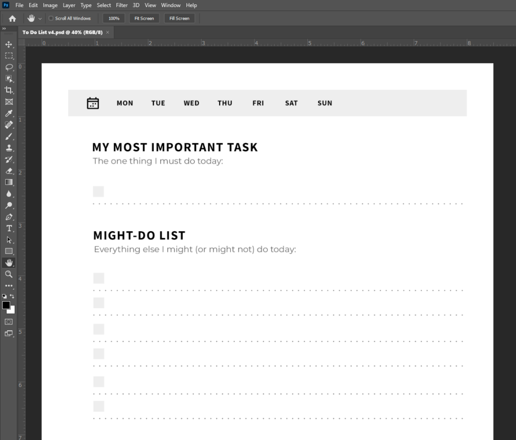 Free Beautiful To Do List Template