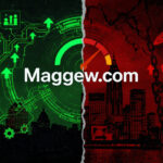 create a bold split composition featured image for