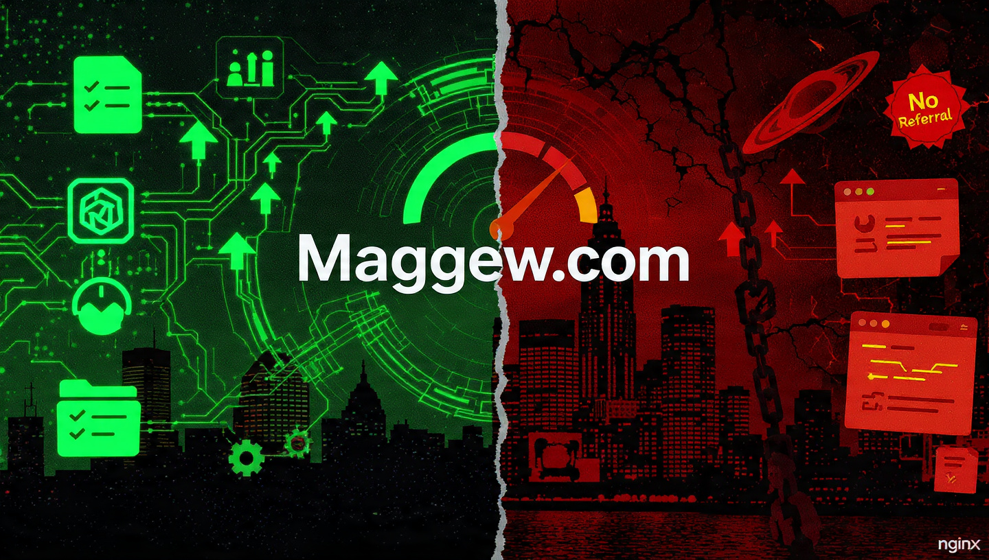 create a bold split composition featured image for